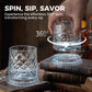 🥛 💎 Promotion exceptionnelle : 50 % de réduction ✨ 🔥 Verre à whisky pivotant à 360°
