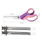 📢📢50 % de réduction !!✂️Ciseaux multifonctions en zigzag, ciseaux dentelés🧵