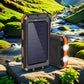 ☀️ 50 % DE RÉDUCTION EN CE MOMENT ! 🔦 Batterie externe solaire portable – Recharge solaire, double éclairage LED, adaptée aux activités de plein air ✨