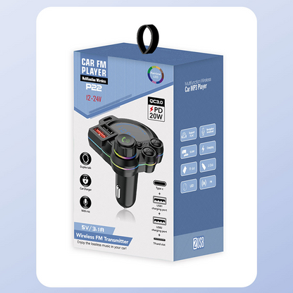 🚗 Offre spéciale dernier jour à 9,99 € ! 🔥Plus vous en achetez, plus vous économisez🎁 Émetteur FM Bluetooth universel à double port pour voiture – Musique sans fil, appels mains libres et double chargeur USB 🔌
