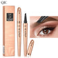 🏆 Offre spéciale du dernier jour :16.99€ ! 💐 1 achetés 1 offerts 🎁Stylo à Sourcils Effet Microblading 3D à 4 Pointes