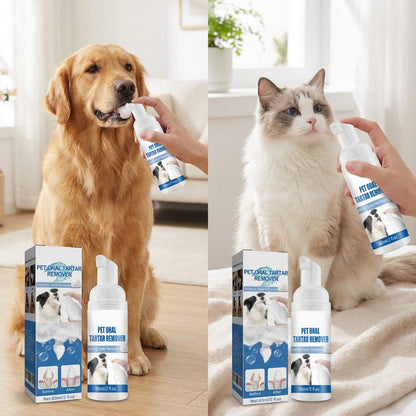 🐾 Mousse Détartrante pour Chiens et Chats – Hygiène Bucco-Dentaire Sans Brosse !