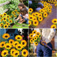 🌻 50% DE RÉDUCTION ! ☀️ Lampes Solaires Tournesol Étanches – Pétales Réalistes, IP65 & Allumage Automatique🌿✨🏡