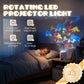 🎉Projecteur LED à rotation dynamique – Effet dynamique à rotation automatique, éclairage lumineux et tamisé, polyvalent pour les fêtes et la décoration d'intérieur ✨