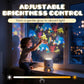 🎉Projecteur LED à rotation dynamique – Effet dynamique à rotation automatique, éclairage lumineux et tamisé, polyvalent pour les fêtes et la décoration d'intérieur ✨