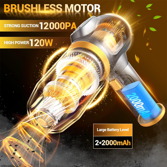 🏆 50 % DE RÉDUCTION EN CE MOMENT !🧹 Mini aspirateur baladeur – Sans fil, filtres lavables 🛋️