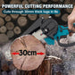 🌳 50% DE RÉDUCTION ! 🔋 Tronçonneuse portable sans fil 6 pouces, deux batteries incluses, outil de coupe pour bricolage