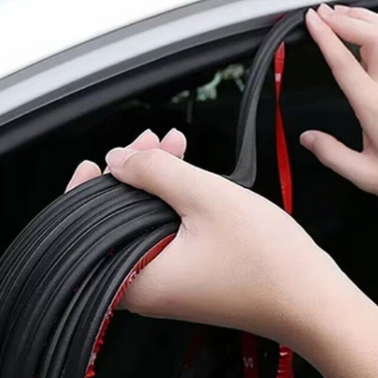 🔇Plus vous en achetez, plus vous économisez🚗 Bande d'étanchéité autocollante en caoutchouc pour portières de voiture – Caoutchouc haute densité, résistante aux intempéries et insonorisante – Compatible avec toutes les voitures, camions et SUV 🛡️
