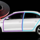 🔇Plus vous en achetez, plus vous économisez🚗 Bande d'étanchéité autocollante en caoutchouc pour portières de voiture – Caoutchouc haute densité, résistante aux intempéries et insonorisante – Compatible avec toutes les voitures, camions et SUV 🛡️