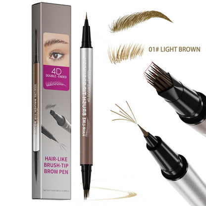 🏆 Offre spéciale du dernier jour :19.99€ ! 🎉 1 achetés 1 offerts 🎁Crayon à sourcils liquide 2-en-1 résistant à l'eau