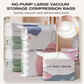 🎉 50% DE RÉDUCTION ! 💐 ACHETEZ 2, OBTENEZ 1 GRATUIT ! 🛏️ Sacs de rangement sous vide sans pompe – Gain de place jusqu’à 80% – Matériau résistant PA+PE, idéal pour vêtements, literie & coussins