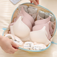 🏆1 acheté 1 offert💐 Organiseur de voyage portable pour sous-vêtements – Compartiments séparés pour soutiens-gorge, culottes et chaussettes 💕