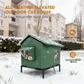 🐈 50% DE RÉDUCTION ! 🌧️ Maison pour Chat Extérieure Surélevée Toutes Saisons – Oxford + Aluminium Thermique – Imperméable & Isolée – Pliable pour Confort Douillet ✨