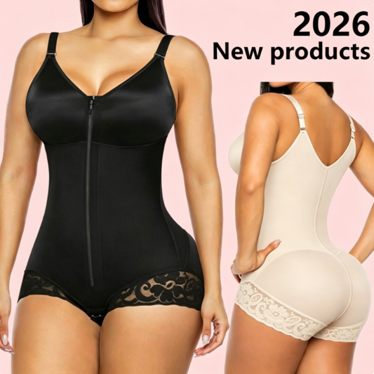 🩱 50 % DE RÉDUCTION MAINTENANT ! 💐 Body Gainant Zippé Femme – Compression sculptante, fermeture zip pratique & silhouette affinée au quotidien 🖤