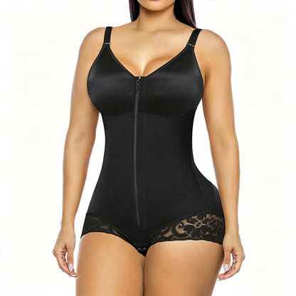 🩱 50 % DE RÉDUCTION MAINTENANT ! 💐 Body Gainant Zippé Femme – Compression sculptante, fermeture zip pratique & silhouette affinée au quotidien 🖤