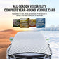 🏆 50 % DE RÉDUCTION EN CE MOMENT ! ❄️Bâche Partielle Épaisse pour Voiture – Protection Soleil et Neige