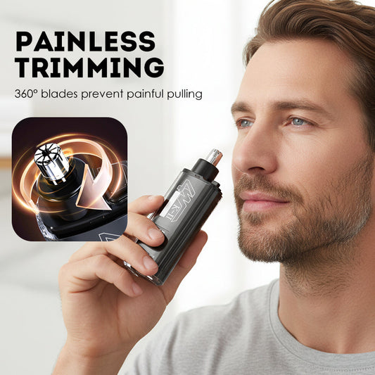 📢📢50 % DE RÉDUCTION !!⏰Tondeuse pour poils du nez et des oreilles avec affichage