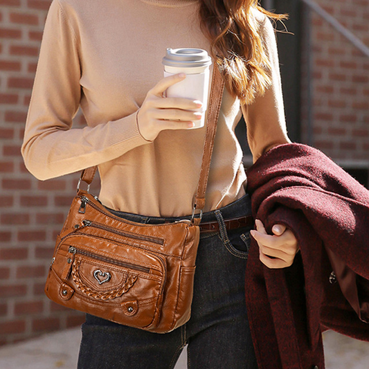 👜 -50% ! Sac Bandoulière Femme en Cuir PU Doux – Pratique et Polyvalent pour le Quotidien et les Voyages !