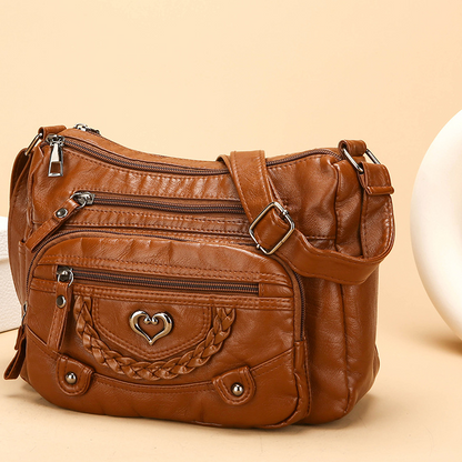 👜 -50% ! Sac Bandoulière Femme en Cuir PU Doux – Pratique et Polyvalent pour le Quotidien et les Voyages !