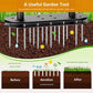 🌿🛒 -57% ! 🏡 Aérateur de Pelouse Manuel – Acier Carbone, Éjection à Ressort & Manche Réglable pour Jardin & Cour.