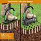 🌿🛒 -57% ! 🏡 Aérateur de Pelouse Manuel – Acier Carbone, Éjection à Ressort & Manche Réglable pour Jardin & Cour.