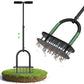 🌿🛒 -57% ! 🏡 Aérateur de Pelouse Manuel – Acier Carbone, Éjection à Ressort & Manche Réglable pour Jardin & Cour.