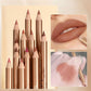 💄 2 achetés, le 3e offert 💋 Coffret de 12 crayons à lèvres anti-bavures – Longue tenue et waterproof – Fini mat et application fluide – Un contour parfait pour tous les looks 💖