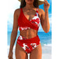 👙 50 % DE RÉDUCTION EN CE MOMENT ! 💐 Ensemble bikini taille haute à imprimé floral pour femme – Motif floral élégant, coupe taille haute flatteuse, tissu doux, idéal pour les journées à la plage et à la piscine ☀️