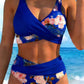 👙 50 % DE RÉDUCTION EN CE MOMENT ! 💐 Ensemble bikini taille haute à imprimé floral pour femme – Motif floral élégant, coupe taille haute flatteuse, tissu doux, idéal pour les journées à la plage et à la piscine ☀️