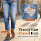 👖 50 % DE RÉDUCTION EN CE MOMENT ! 🌿Jean slim tendance pour femme, effet usé