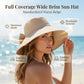 👒 PROMO LIMITÉE 50% DE RÉDUCTION ! ✨ Chapeau de Soleil Femme – Bords Extra Larges, 360° Couverture, Flexible 🌞