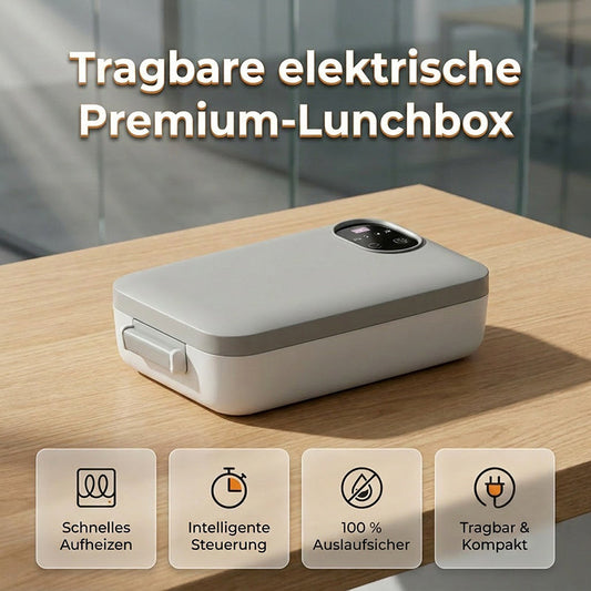 🍱 PROMO LIMITÉE 50% DE RÉDUCTION ! ✨ Boîte à Lunch Électrique Portable Auto-Chauffante – 7200mAh, Sans Eau, Inox 304 🔋