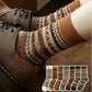 Chaussettes de style ethnique rétro