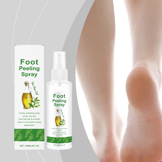 ✨ Spray peeling pour les pieds à l’arbre à thé – Des pieds doux comme de la soie en quelques minutes ! ✨
