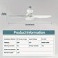 ⏳ DERNIER JOUR DE PROMOTION : 50 % DE RÉDUCTION 🔥 Ventilateur de plafond avec éclairage LED 40 W – 52 cm, ultra-silencieux avec télécommande 🎯 | E27 + adaptateur B22 GRATUIT 🔌 | Pour la chambre 😴, la cuisine 👩‍🍳 et le garage 🛠️