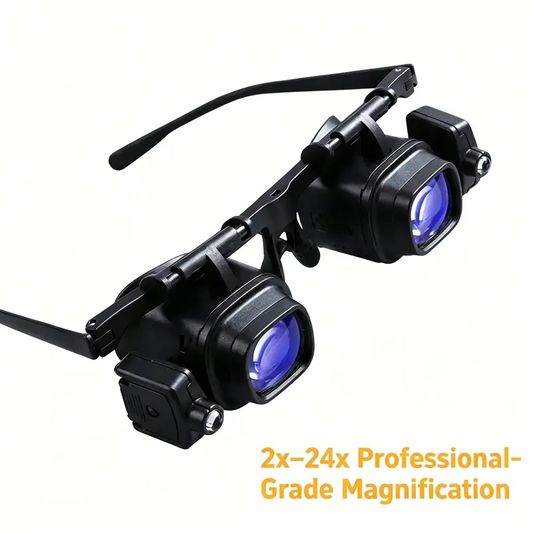 🔍 50% DE RÉDUCTION ⏰ Loupe LED de précision pour électronique & artisanat – Support réglable & zoom 10-20X – Mains libres, éclairage puissant – idéale pour soudure, réparation horlogère ou peinture miniature🛠️