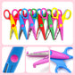 ✂️ Offre spéciale du dernier jour : 9,99 € ! 🔥 2 achetés, 1 offert 🎁  Lot de ciseaux de sécurité pour enfants – Amusants, créatifs et sûrs pour les petites mains 🎨✨