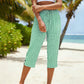 👖 50 % DE RÉDUCTION EN CE MOMENT ! 💐 Pantalon capri à carreaux d'été pour femme