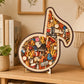 🎶 50% DE RÉDUCTION !! 🧩 Puzzle en Bois en Forme de Note de Musique
