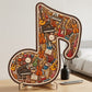 🎶 50% DE RÉDUCTION !! 🧩 Puzzle en Bois en Forme de Note de Musique