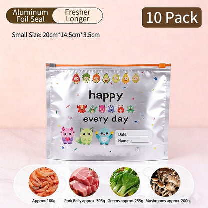 🏆 Offre spéciale du dernier jour : 9.99 € ! ✨Achetez 2 recevez 1 gratuit 💥Sacs de rangement réutilisables en aluminium refermables (10 pièces)