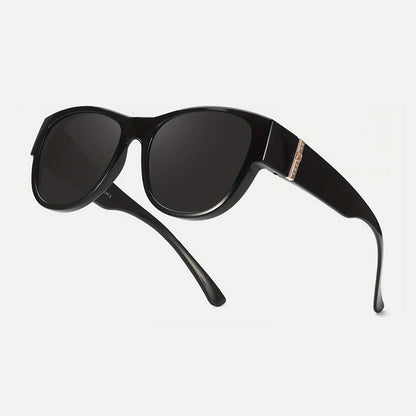 🏖️ Soldes d'été ☀️Grandes lunettes de soleil à porter par-dessus des lunettes de vue pour femmes💐