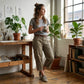 👖 50 % DE RÉDUCTION EN CE MOMENT ! 🌿 Capri cargo décontracté pour femme – Grandes poches pratiques, tissu respirant et coupe ample ✨
