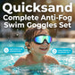 🏊 PROMO FLASH 50% ! 👓 Lunettes de natation anti-buée avec bouchons d'oreilles et pince-nez 🌊