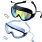 🏊 PROMO FLASH 50% ! 👓 Lunettes de natation anti-buée avec bouchons d'oreilles et pince-nez 🌊