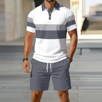 👕 50% DE RÉDUCTION ! 🩳 Ensemble deux pièces homme : chemise et short