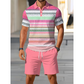 👕 50% DE RÉDUCTION ! 🩳 Ensemble deux pièces homme : chemise et short
