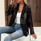 👗 50 % DE RÉDUCTION EN CE MOMENT ! ✨Blazer féminin élégant en dentelle à motifs floraux – Une pièce élégante et légère, idéale du bureau à la soirée✨