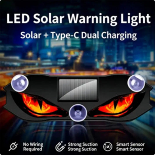 🚗Plus vous en achetez, plus vous économisez🔆 Feu d'avertissement LED à énergie solaire pour voiture🛡️