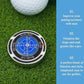 ⛳1 acheté, 1 offert🎁Niveau de lecture de green et marqueur de balle Precision Golf